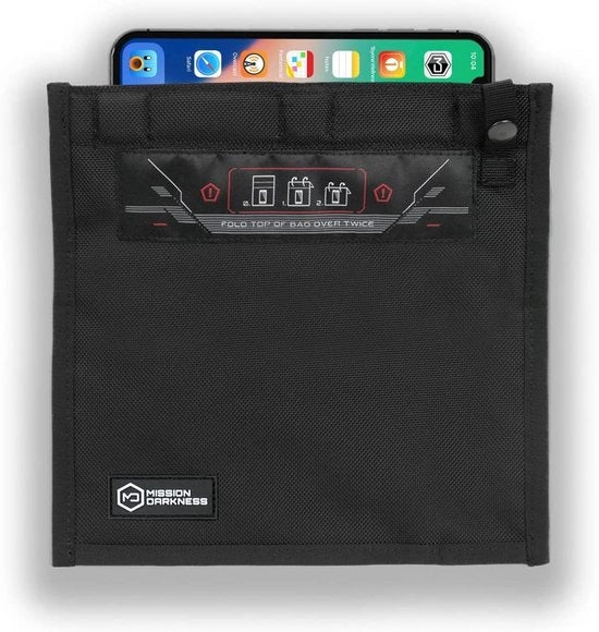 Tasca Faraday - Protezione EMF - 1 pezzo - Impermeabile - 28cm x 25.4cm