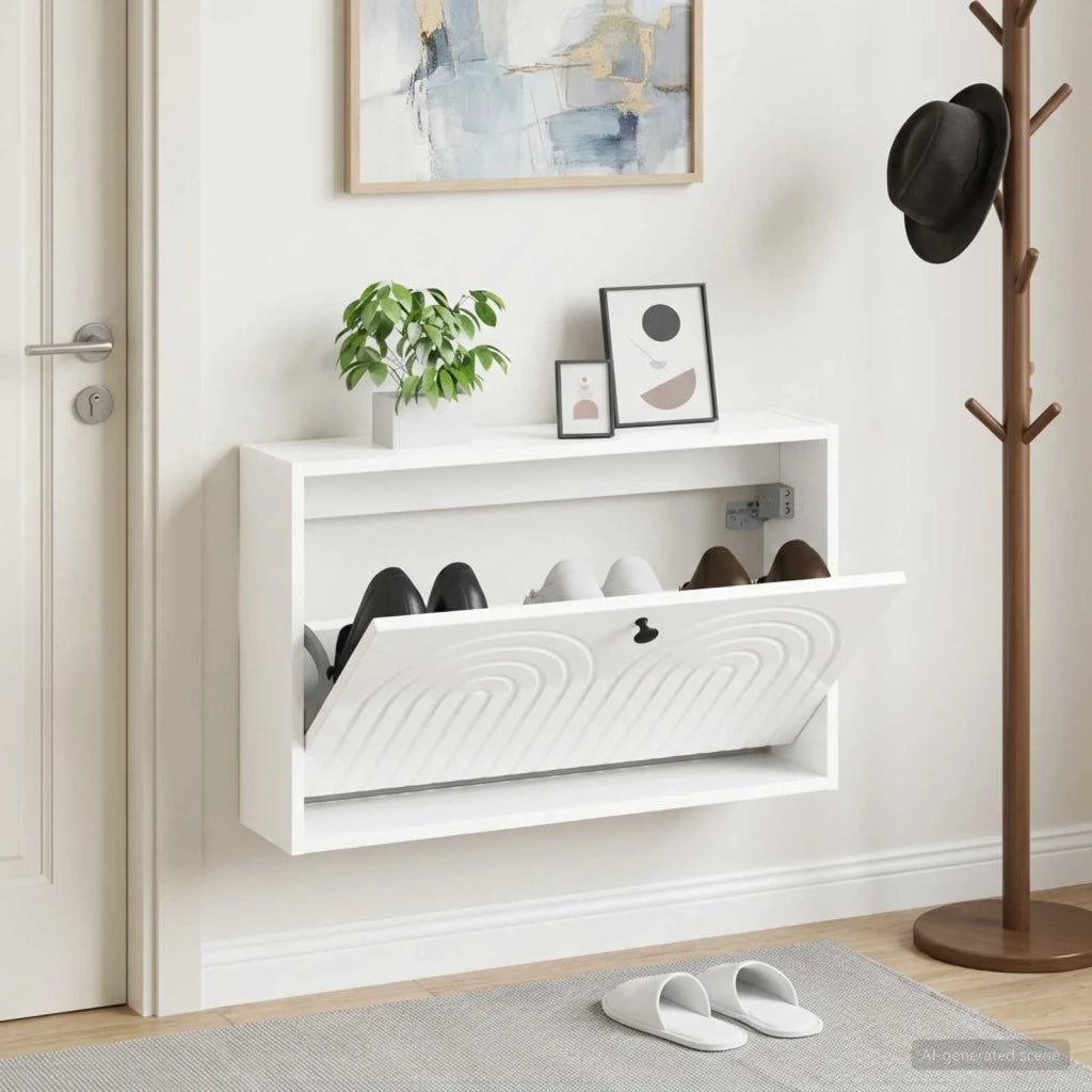 Mobiletto per Scarpe da Muro ALKMAAR 71 x 17 x 43 cm 896189