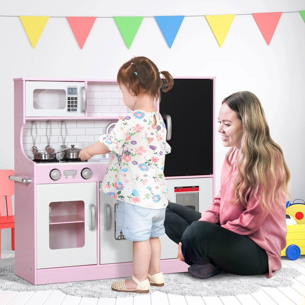 Cucina Giocattolo in Legno per Bambini ¨C Zephmum ¨C Rosa