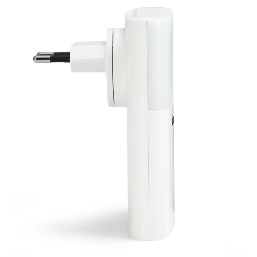 Campanello wireless alimentato a rete 36 melodie con indicatore LED Bianco Alecto