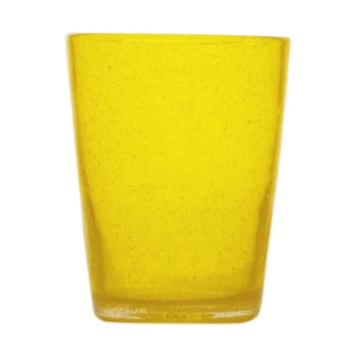 set 6 bicchieri MEMENTO ORIGINALE giallo trasparente