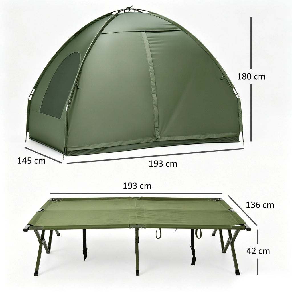 Letto da Campo ¨C Minimal ¨C Verde 70x190