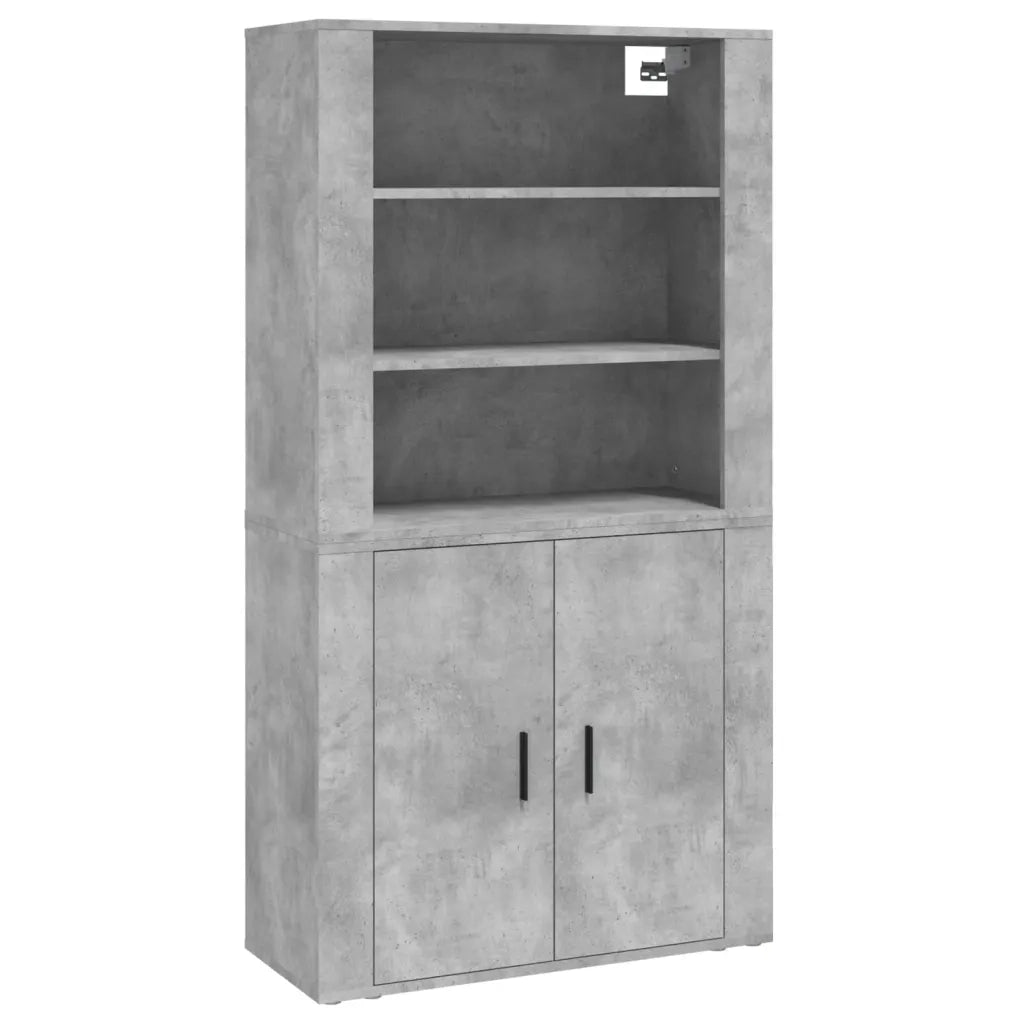 Credenza Grigio Cemento in Legno Multistrato 3185363
