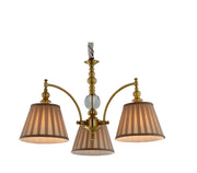 Lampadario Candellux Austin 33-13842 ottone beige 3xE14