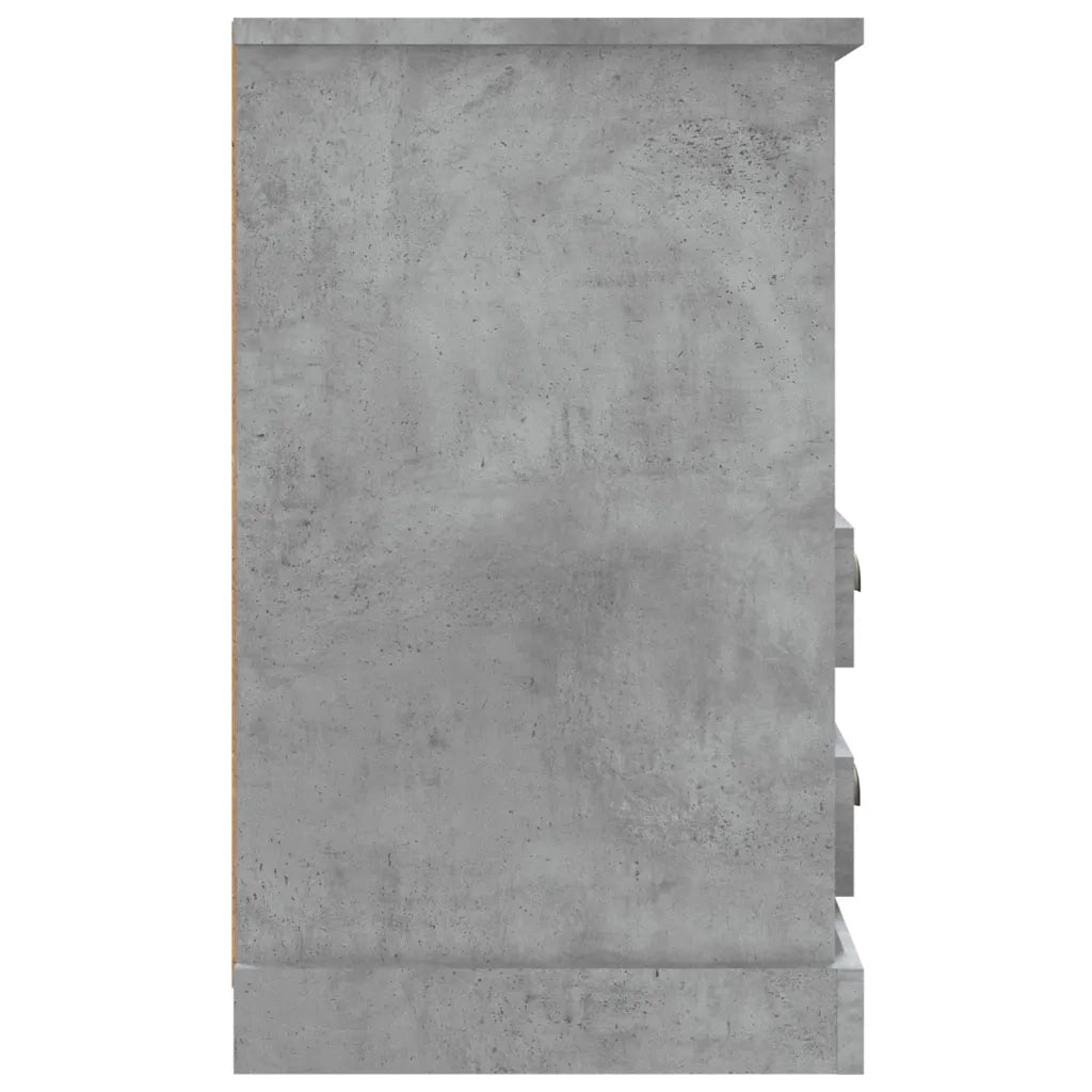 Comodino Grigio Cemento 43x36x60 cm 816336