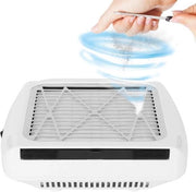 Aspiratore di residui di unghie - raccoglitore di residui e aspiratore di tavolo per manicure - 80 W - silenzioso - potente - per salone e per casa