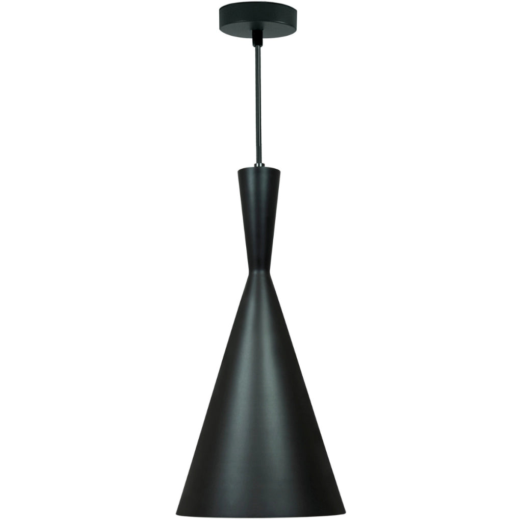 Lampada a sospensione Modern nero/oro E27 Polux 305466