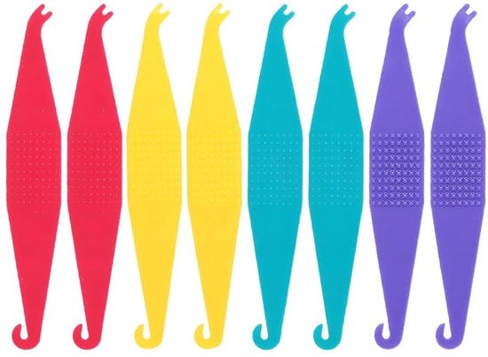 Strumenti di ortodonzia - Elastiche cinghie da dente - Professionale attrezzatura - 8 pezzi - Utile per dentisti - Materiale plastico e elastico - Perfetto per uso quotidiano