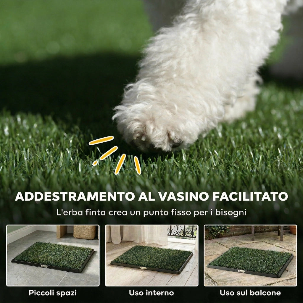 Tappetino Erba Sintetica per Cani ¨C Minimal ¨C 76x50.5 cm