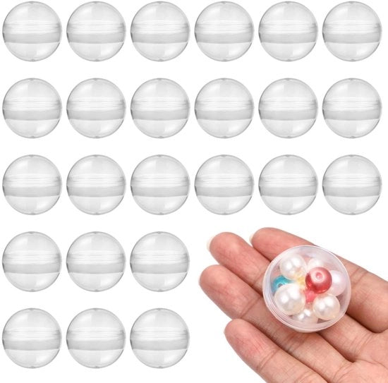 Attrezzi per decorazione - capsule 100 pezzi - trasparente - capsule ornamentale - plastica - resistente alla deformazione - adatta per dolcetti - capsule
