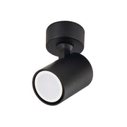 Spot soffitto Snow GU10 nero orientabile Light Prestige