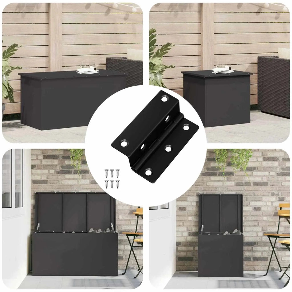 Cerniera 537 pcs Nero 38 x 17 x 60 mm Ferro
