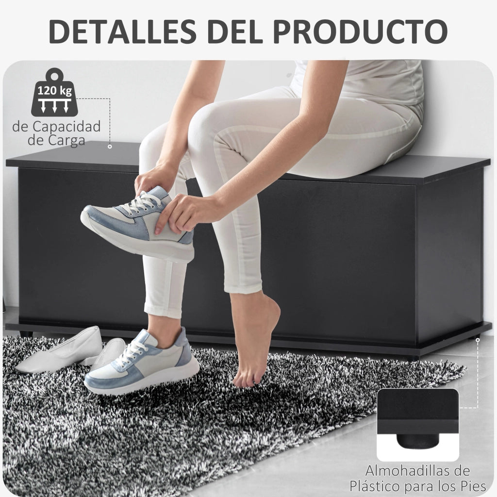Cassa per Contenitori 100x40x40 cm ¨C zephmum ¨C Nero