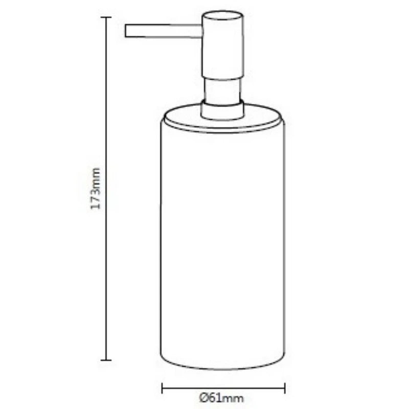 Dispenser in vetro satinato – Serie Material