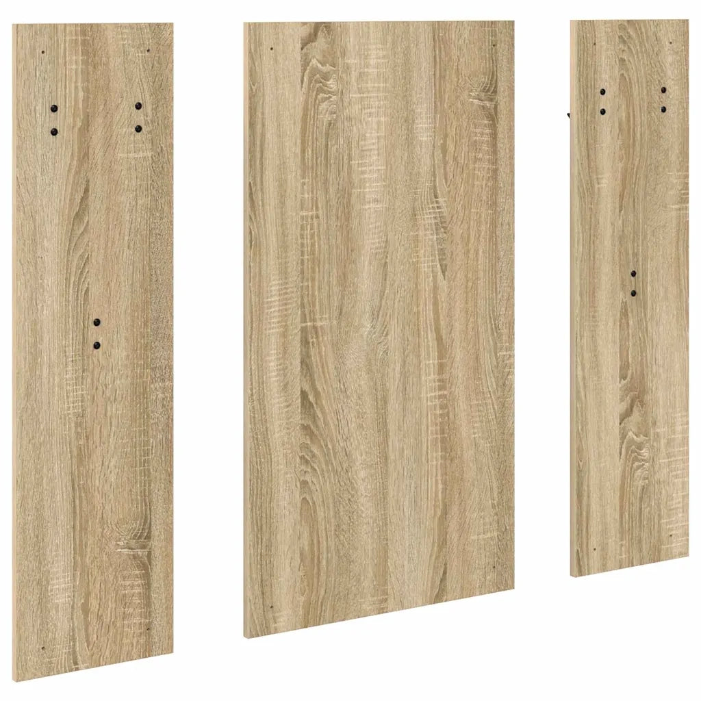 Appendiabiti a muro con specchio Rovere Sonoma 96 x 1,5 x 90 cm CFW6928317