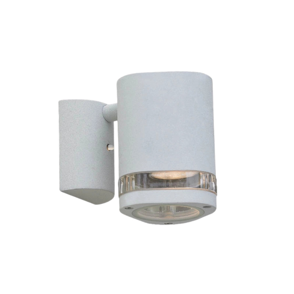 Applique esterna Noell bianca triangolare GU10 IP44 Italux