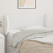 Testiera ad Orecchio Bianca 103x23x78/88 cm in Similpelle 3116949