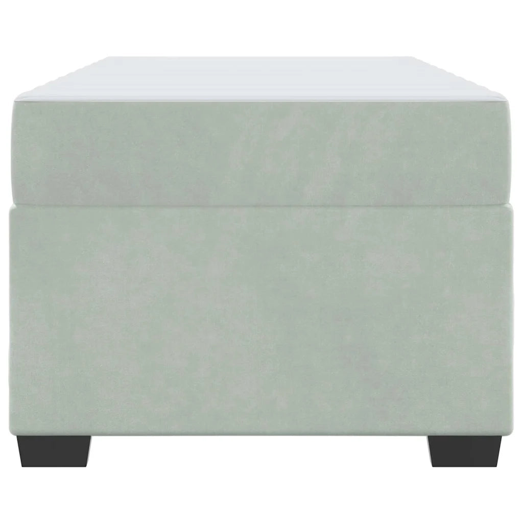 Struttura del letto-Giroletto Grigio chiaro 100 x 200 cm Tessuto 580670