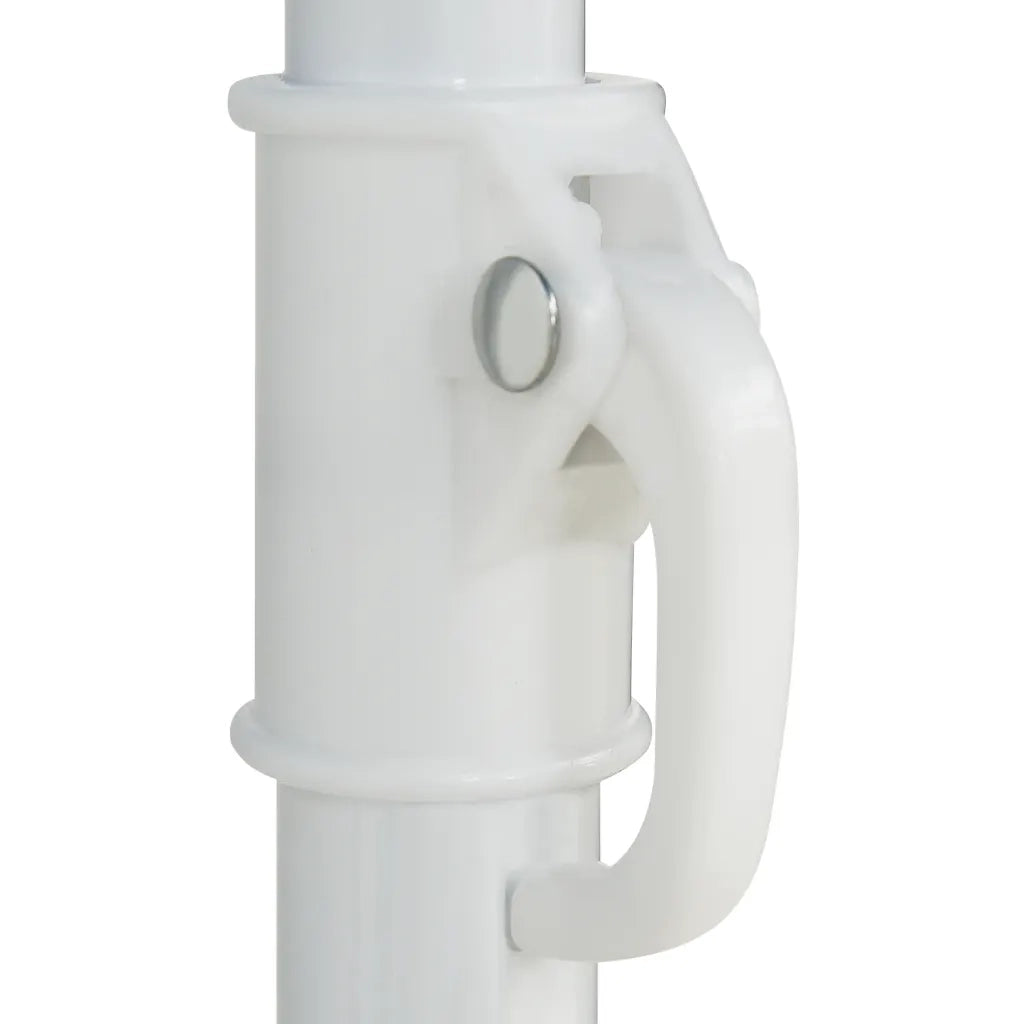 Ombrellone da Spiaggia-Ombrellone da mare Hawaii Bianco 180 cm