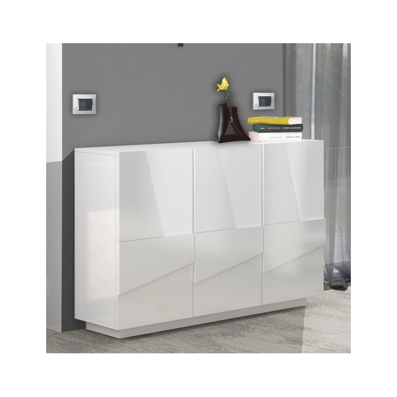 Mobile Multiuso Ping 120 – 3 ante – Bianco Lucido
