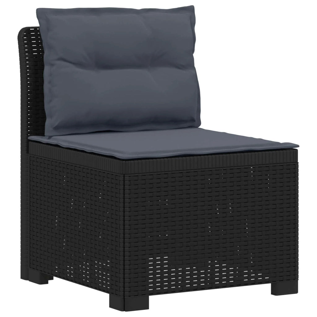 Divano 7 Posti da Giardino con Cuscini Aspetto Rattan PP 3444161
