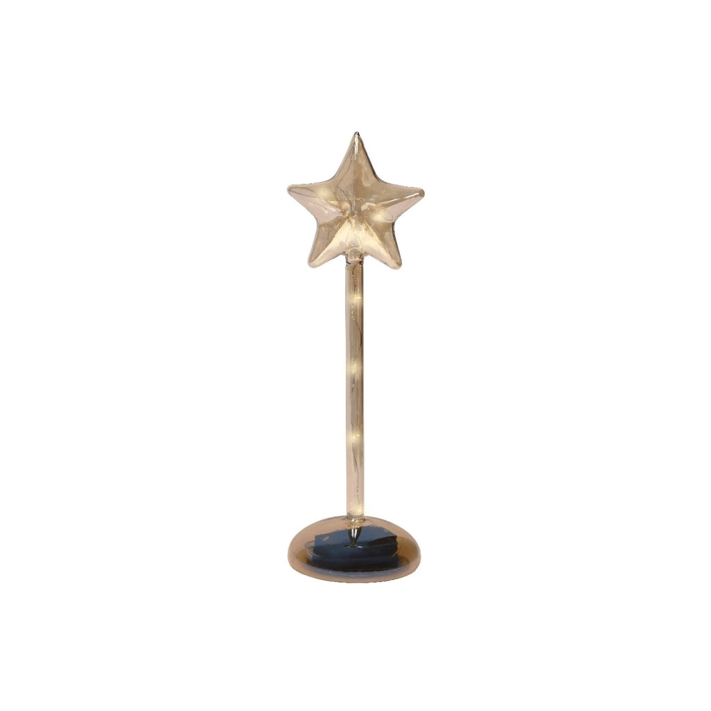 Stella Vt ambra c/LED d9x29cm