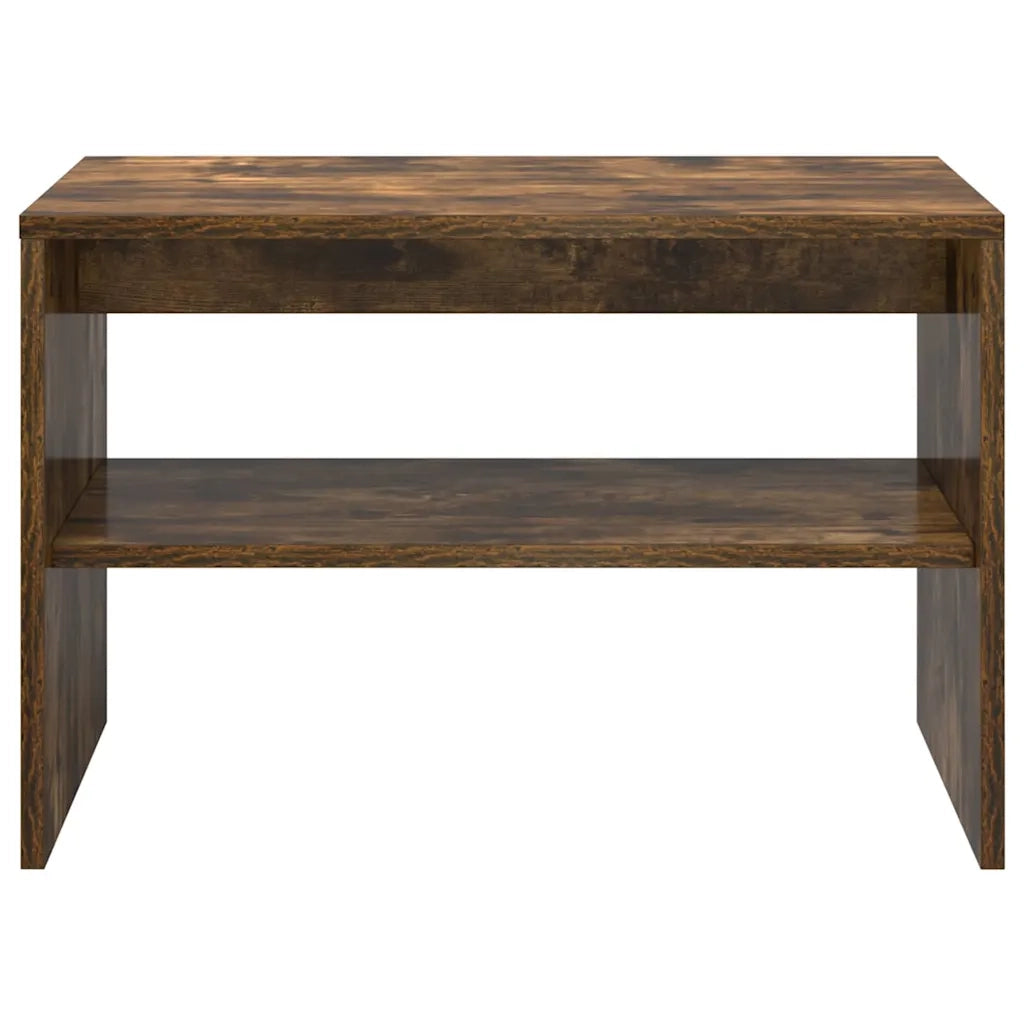 Mobile Porta TV Rovere Fumo 60x40x40 cm in Legno Multistrato 859104