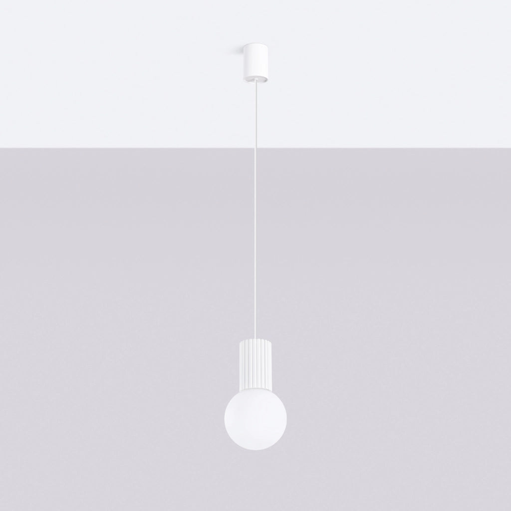 Lampada a sospensione HALO 1 bianco