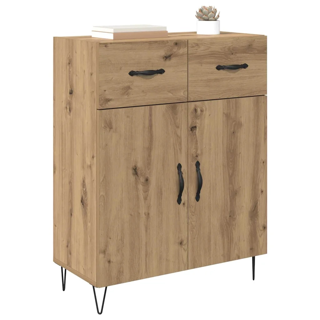 Credenza-Buffet-Armadio da cucina Rovere artigianale 69,5 x 34 x 90 cm Legno multistrato 561919