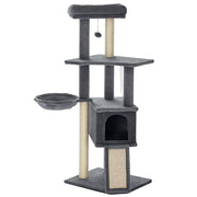 Arbre ¨¤ chat con griffoir, gioco e piattaforme ¨C zephmum ¨C grigio