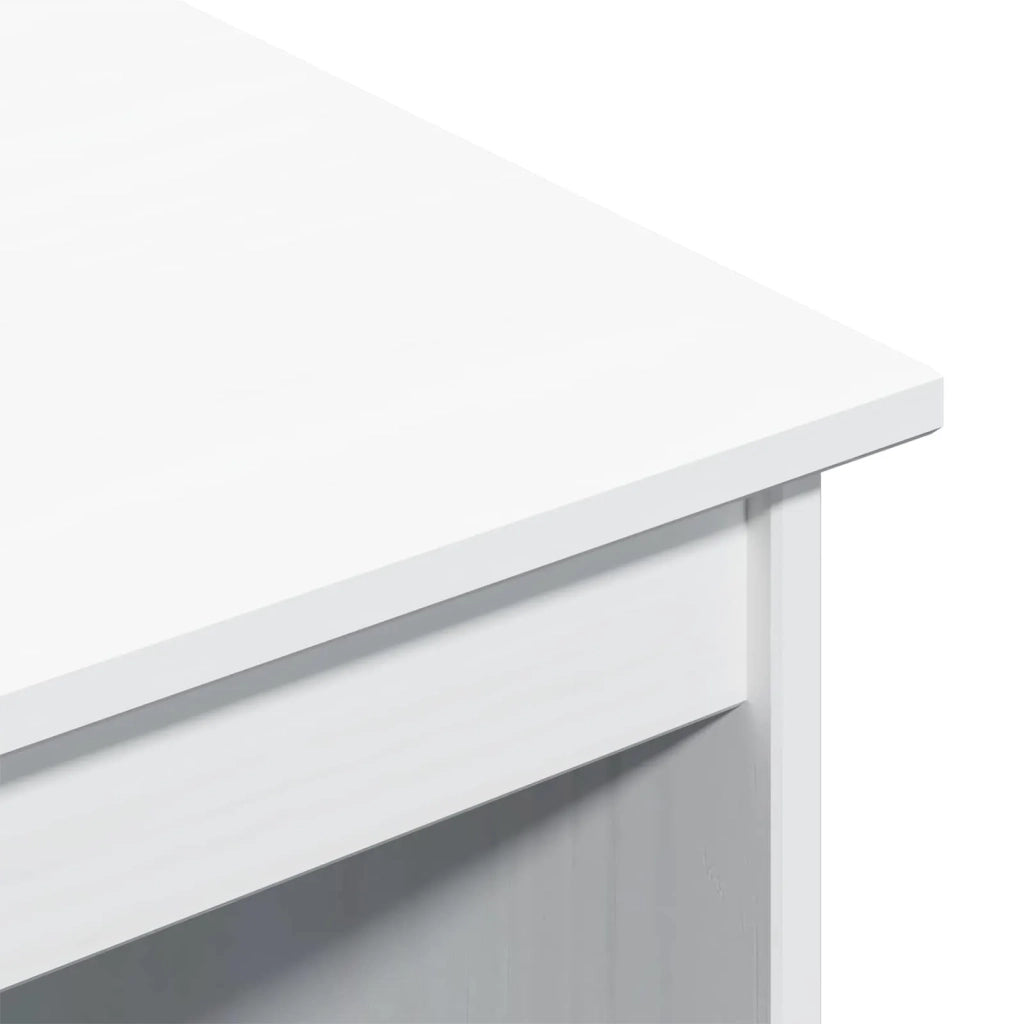 Set scrivania e mobiletto su ruote MOSS 2 pcs Bianco