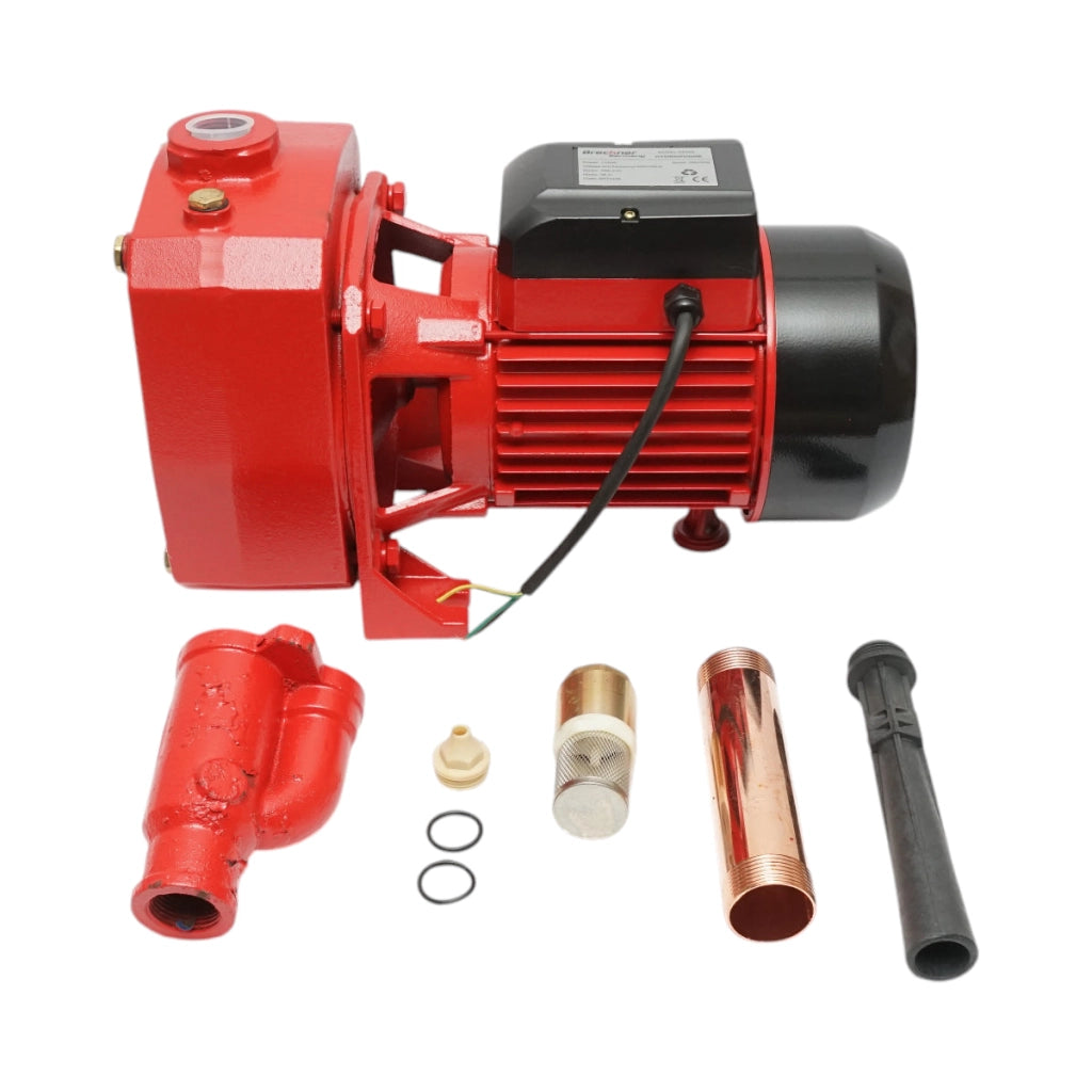 Elettropompa Autoadescante Pompa di superficie 1100W, 220V, prevalenza 38 metri, portata 100 litri/minuto, modello DP505 Breckner Germany