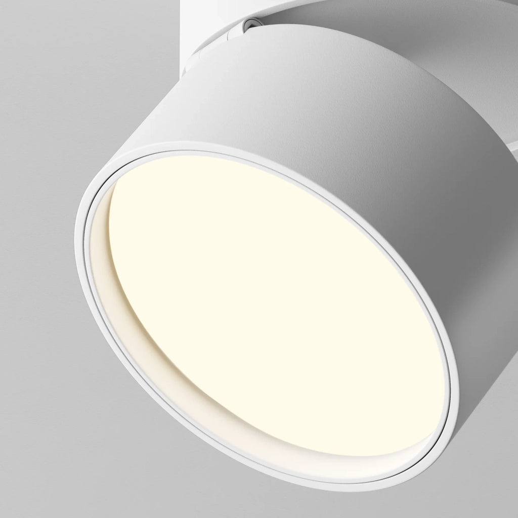 Maytoni Lampada da soffitto moderna Onda 1 luce LED integrato bianco alluminio