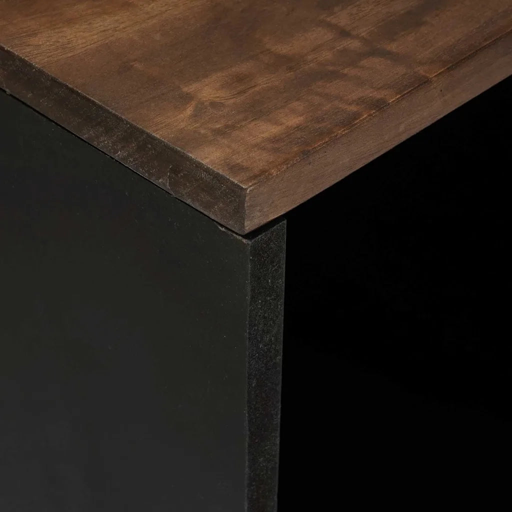 Credenza Marrone 80 x 33 x 75 cm legno massello di mango 4018035