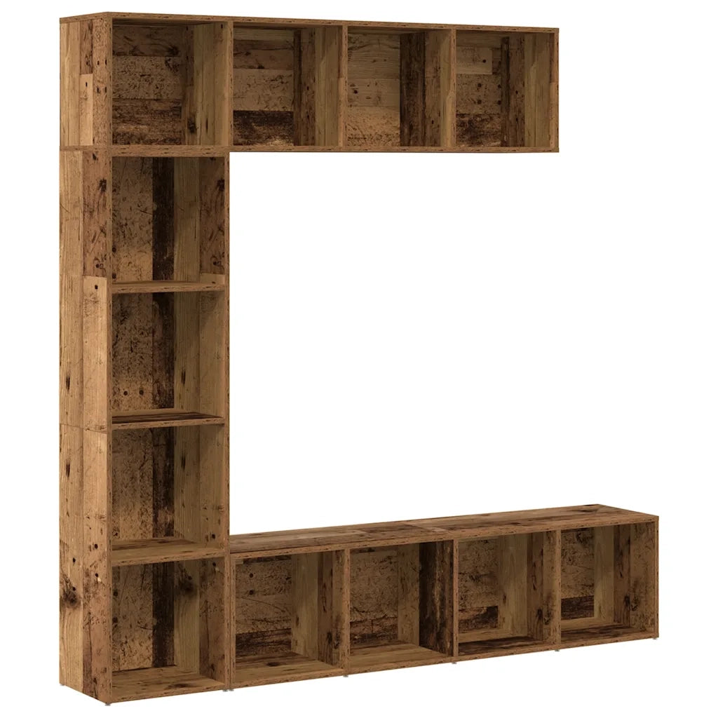 Librerie 3 pz Legno Antico in Legno Multistrato 3328549