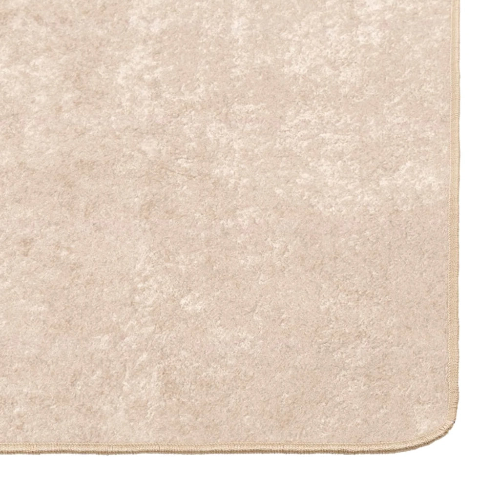 Runner Tappeto MARSA Crema 100 x 350 cm Poliestere e PVC 42023065