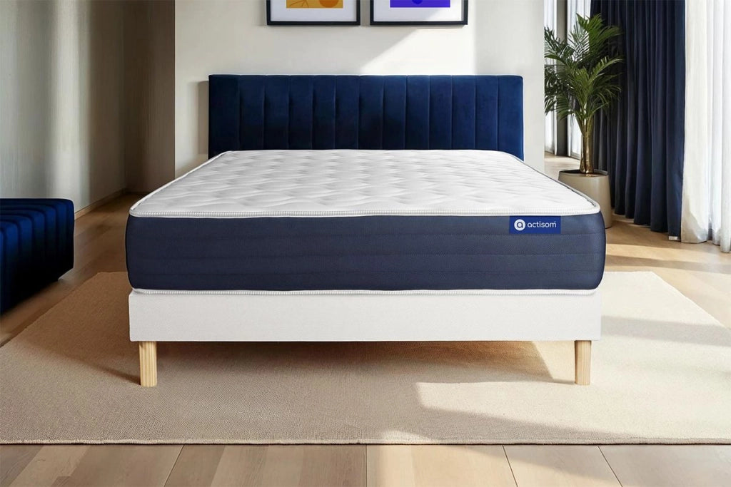 Kit rete e materasso Actimemo sleep 130x190cm - Spessore : 22cm- memory foam - Bilanciato -
