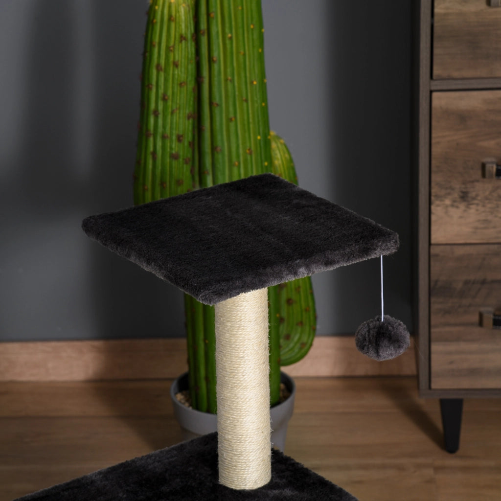 Albero tiragraffi per gatti ¨C Minimal ¨C Grigio 72 cm