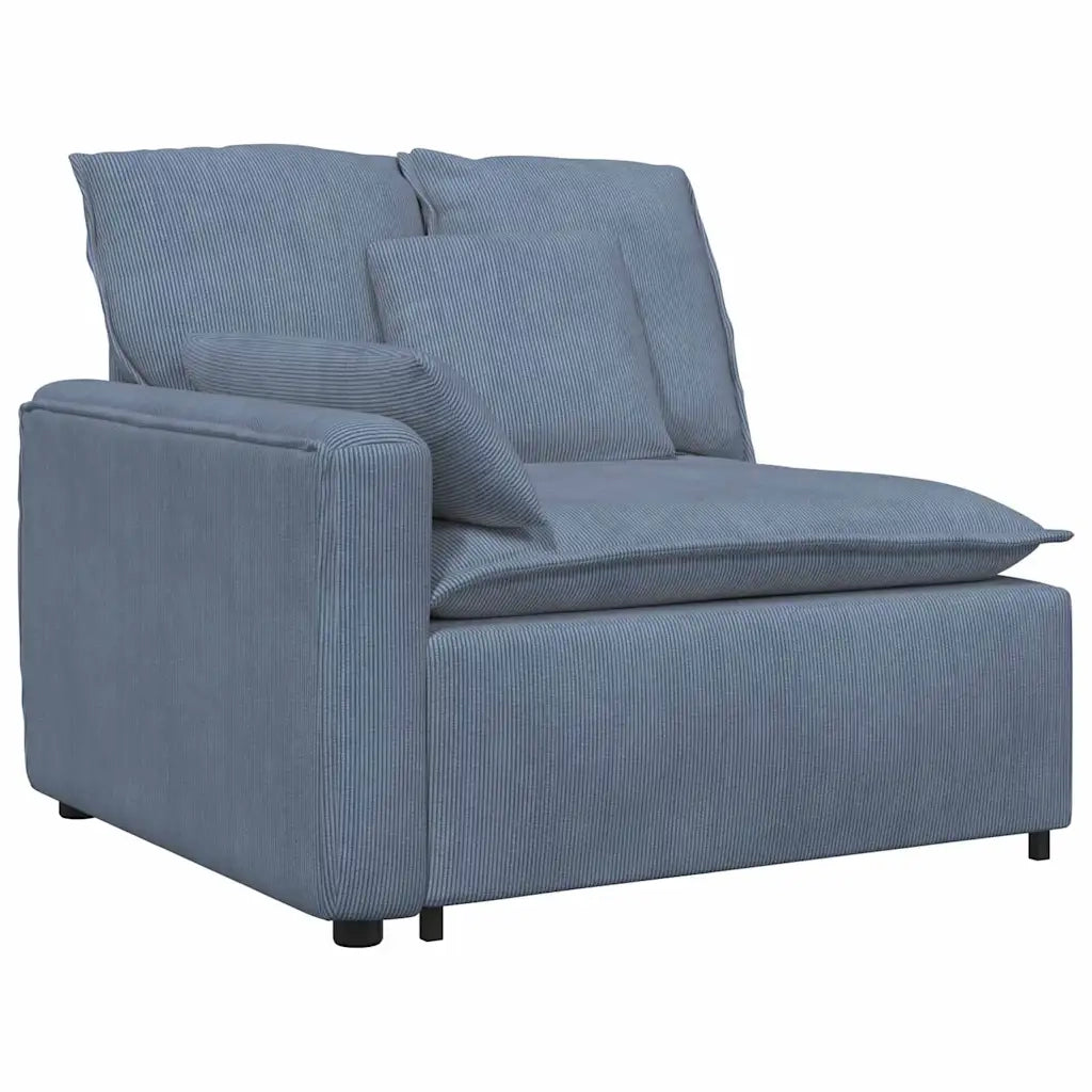 Modulo Terminale Bracciolo Divano Modulare con Cuscini-Sofa Modulare-Divanetto 100 cm 635039