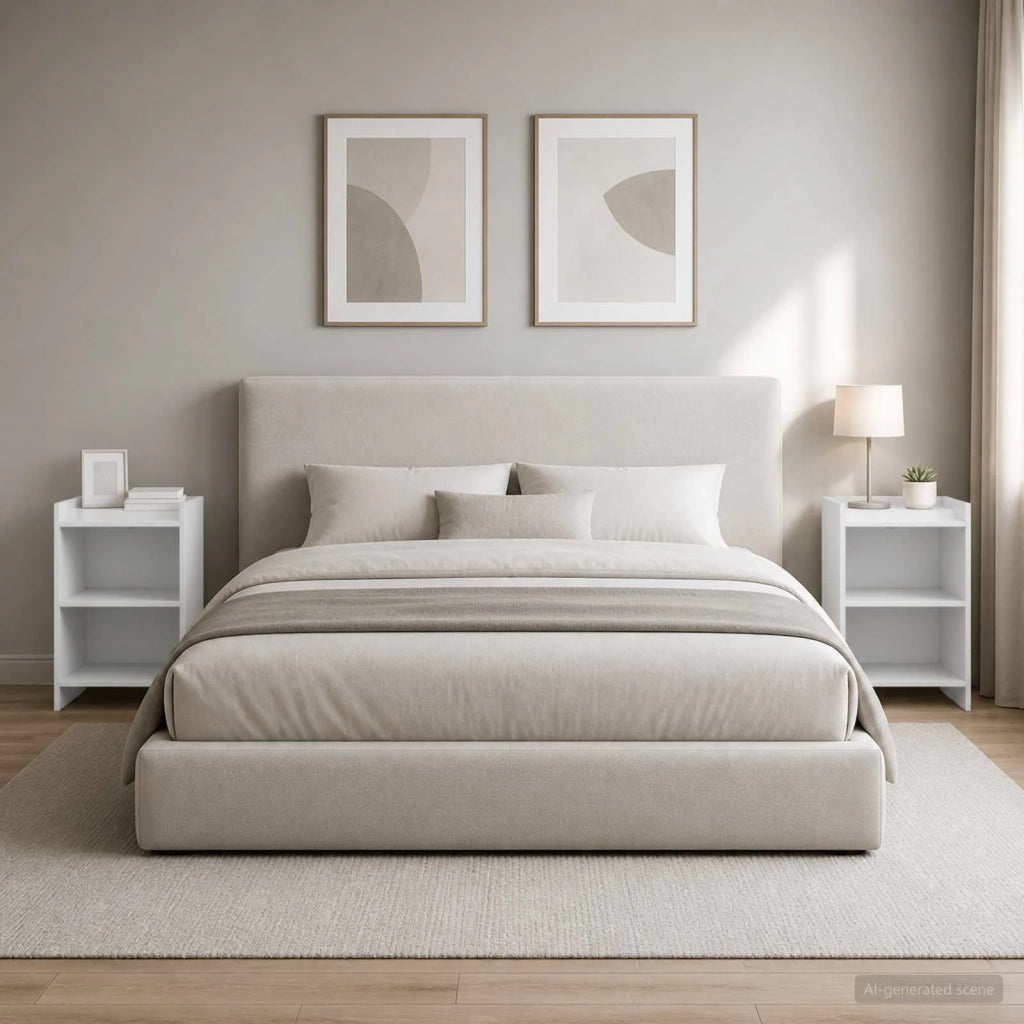 Comodini 2 pz Bianco 40 x 30 x 60 cm Legno ingegnerizzato 8010996