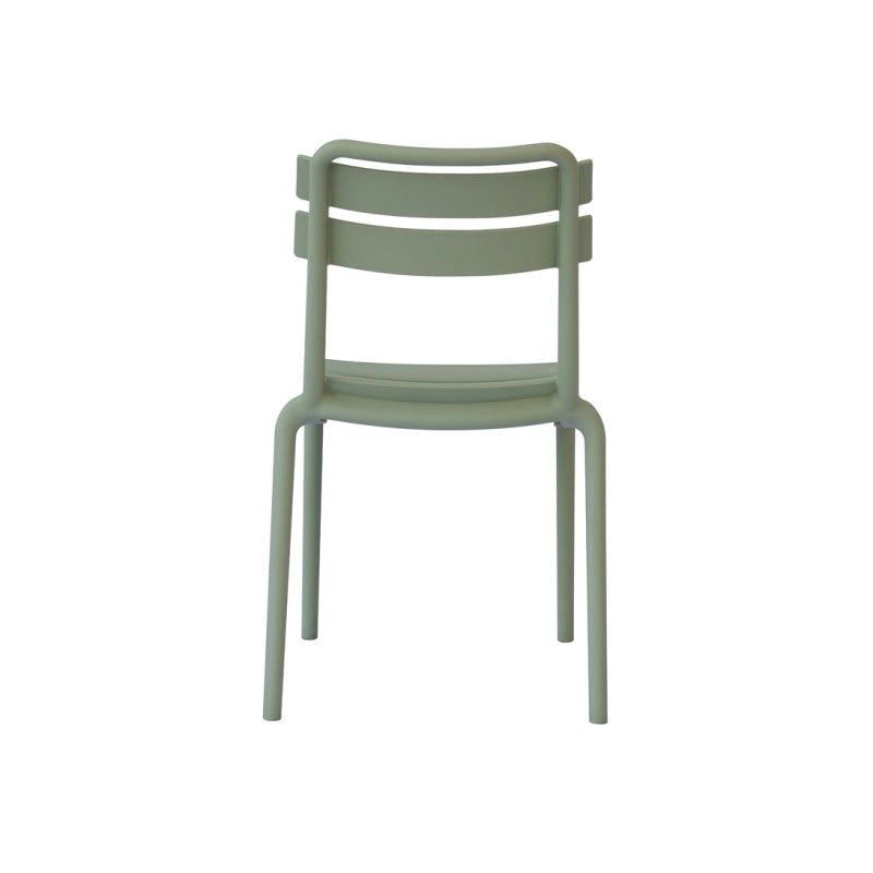 Sedia Monza Set B Polipropilene Verde Dogata Moia