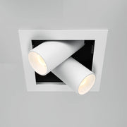 Maytoni Lampada da Incasso Magnum 1 luce LED integrato bianco alluminio