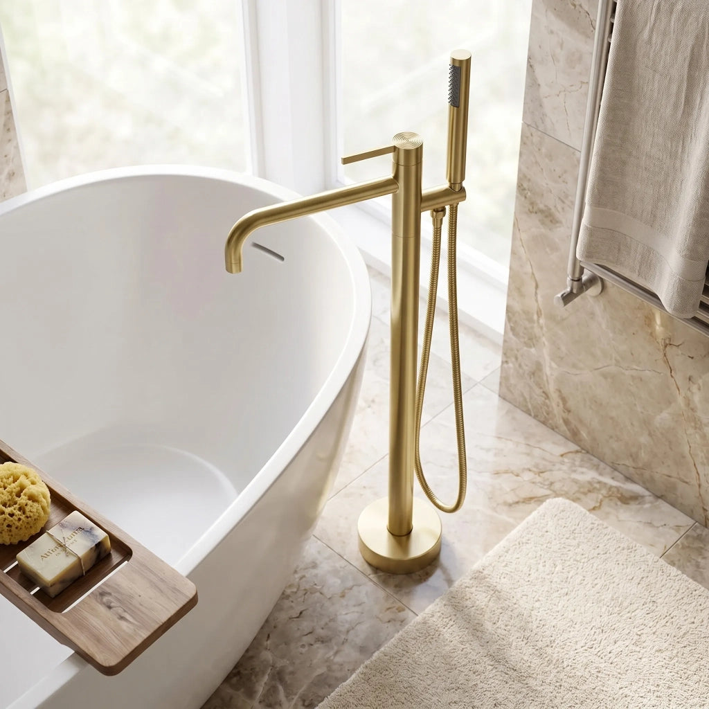 Rubinetto Indipendente Rea Foster Brush Gold