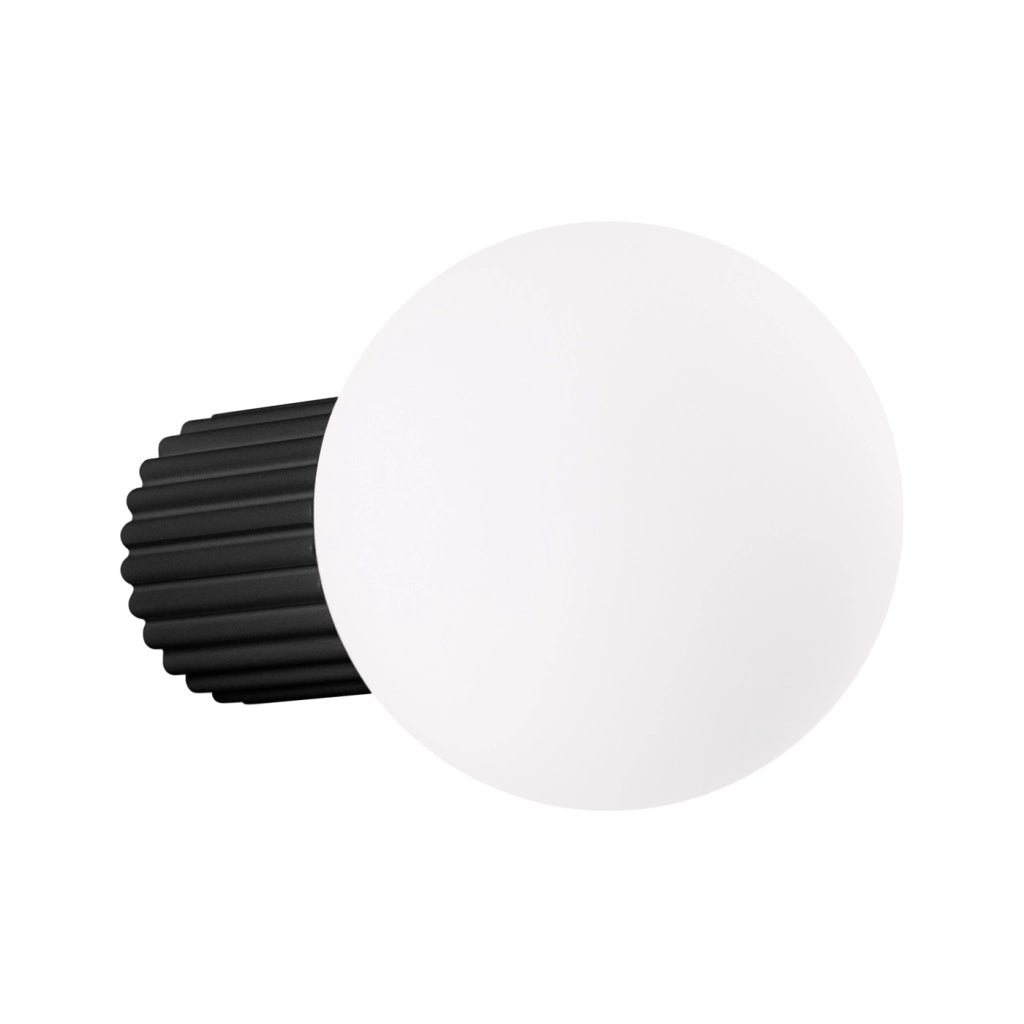 Lampada da parete HALO nera IP44