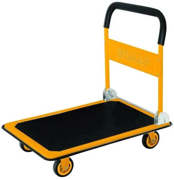 Carrello 4 ruote manico pieghevole 300kg ingco