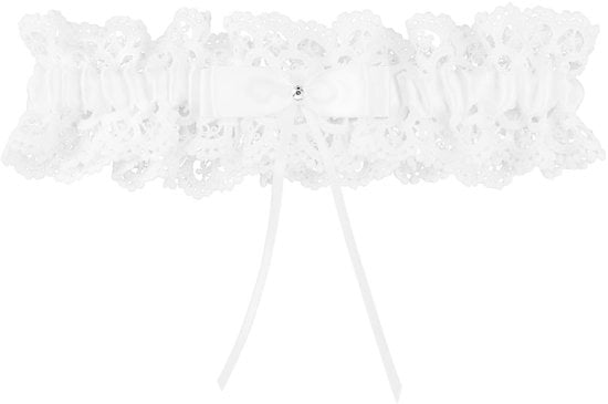 Abbigliamento da Sposa con Striscia Elegante e Bordinatura