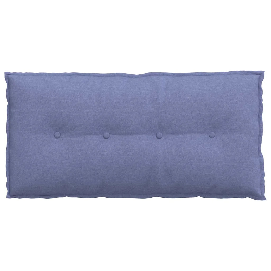 Cuscino per Schiena Blu jeans 100 x 19 x 50 cm Tessuto 42014758