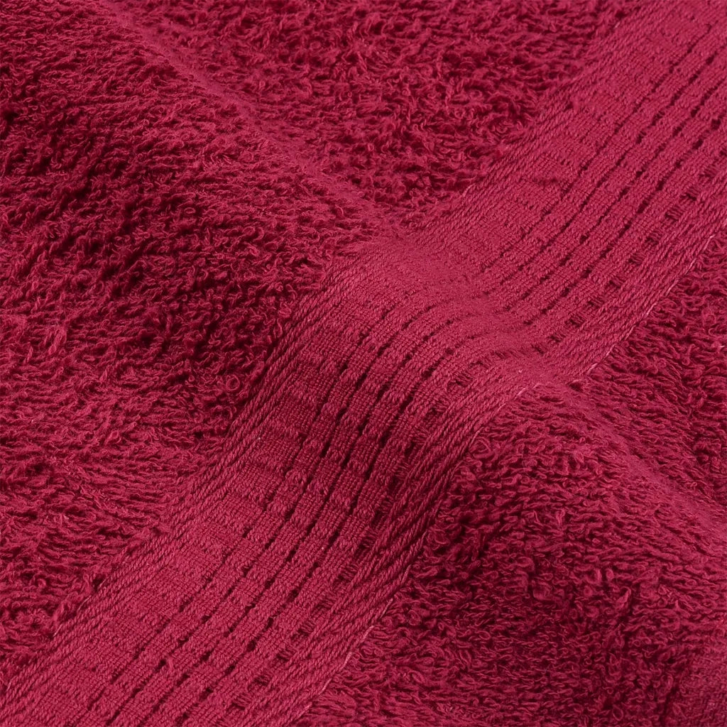 Asciugamani FROGN 10 pz Bordeaux 100x200 cm 360 g/m² 136748