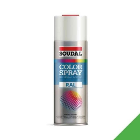 BOMBOLETTA SPRAY ACRILICO UNIVERSALE SOUDAL 400 ML Grigio Argentato RAL 7001 - 6 pezzi- SOUDAL