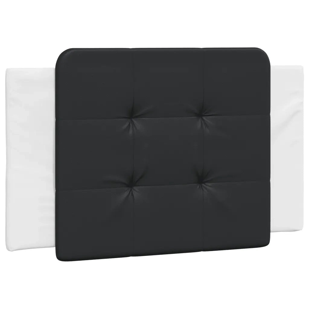 Giroletto senza Materasso Zadar Bianco e Nero 90x190 cm in Similpelle